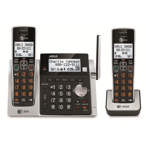 2 handset cordless answering system with dual caller ID/call waiting2 - view 1